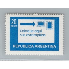 ARGENTINA 1977 GJ 1782C ESTAMPILLA NUEVA MINT U$ 12